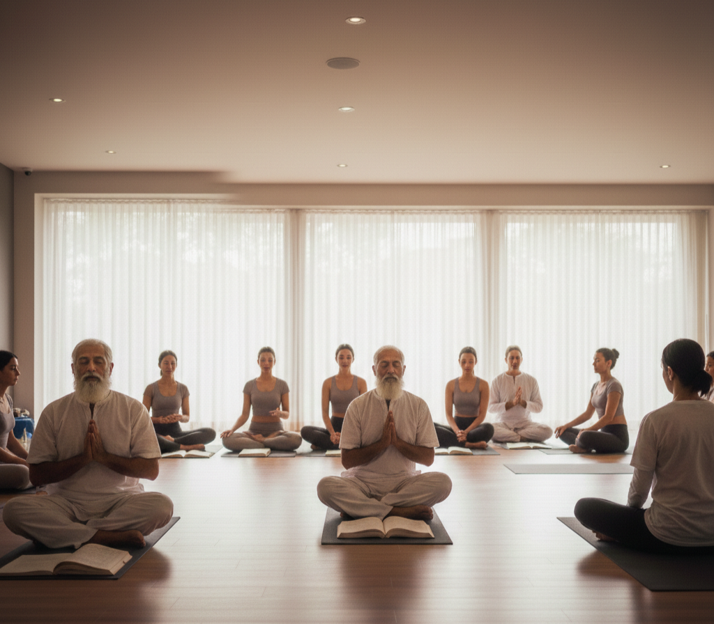yoga teacher training meditation sessions